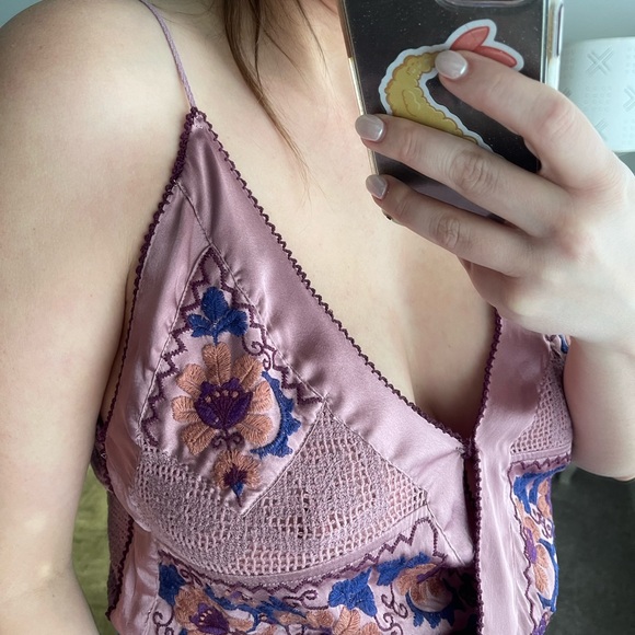 Free People across Cross Bodysuit M - Picture 3 of 12